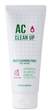 Пенка для проблемной кожи Etude House  AC Clean Up Daily Acne Foam Cleanser