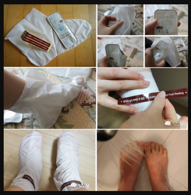 Пілінг-шкарпетки для ніг Calmia Silky Perfect Foot Peeling