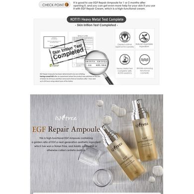 Високофункціональна EGF відновлююча, омолоджуюча сироватка Isntree EGF Repair Ampoule