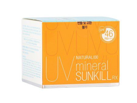 Минеральная пудра, блокирующая лучи UVA и UVB Catrin Natural 100 Mineral Sunkill RX SPF46 PA+++