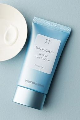 Крем Солнцезащитный Органический Водостойкий SPF50+ /PA+++  THANKYOU FARMER Sun Project Water Sun Cream