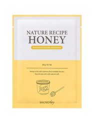 Поживна тканинна маска з екстрактом меду SECRET KEY Nature Recipe Mask Pack Honey