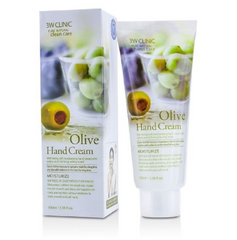 Крем для рук з екстрактом Оливи 3W Clinic Olive Hand Cream