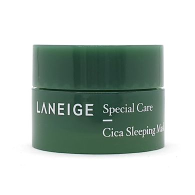 Успокаивающая ночная маска с маслом ши и витамином В5 миниатюра Laneige Cica Sleeping Mask 10 мл