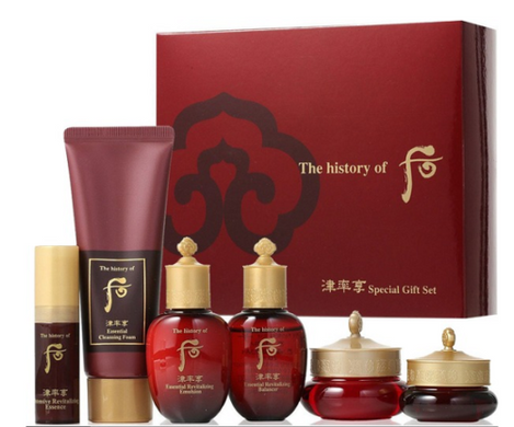 Інтенсивна антивікова лінія з червоним женьшенем Подарунковий набір The History Of Whoo Jinyulhyang Special Gift Set 6