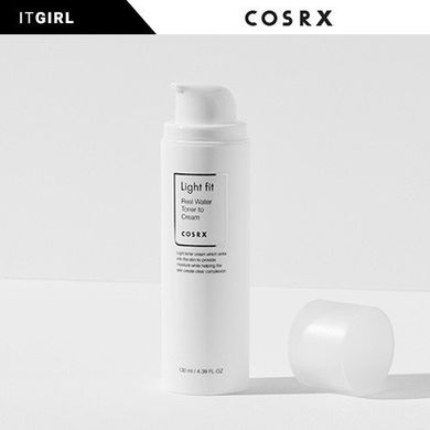 Увлажняющий крем-тонер с морской водой, витаминами и ниацинамидом COSRX Light fit Real Water Toner To Cream