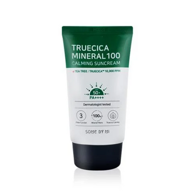 Успокаивающий солнцезащитный крем Some By Mi Truecica Mineral 100 Calming Sun Cream SPF50+++