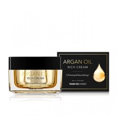 Поживний крем для обличчя з аргоновим маслом THANKYOU FARMER Argan Oil Rich Cream