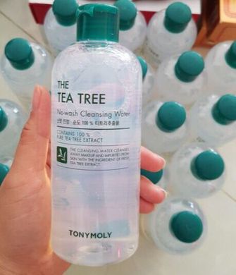 Очищающая мицелярная вода с экстрактом чайного дерева TONY MOLY The No Wash Cleansing Water Tea Tree