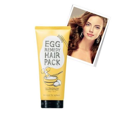 Яєчна маска для волосся TOO COOL FOR SCHOOL Egg Remedy Hair Pack