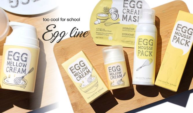Зволожуючий флюїд (тонер) з яєчним екстрактом Too Cool for School Egg-ssential Fluid 200ml
